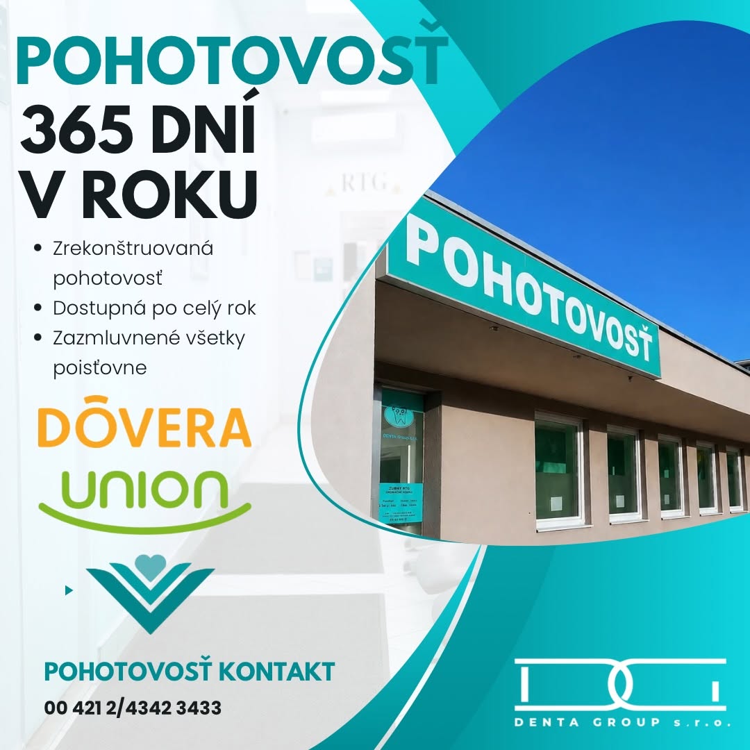 ZUBNá POHOTOVOSŤ DENTAGROUP